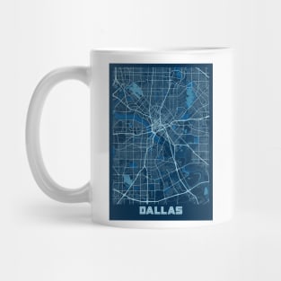 Dallas - United States Peace City Map Mug